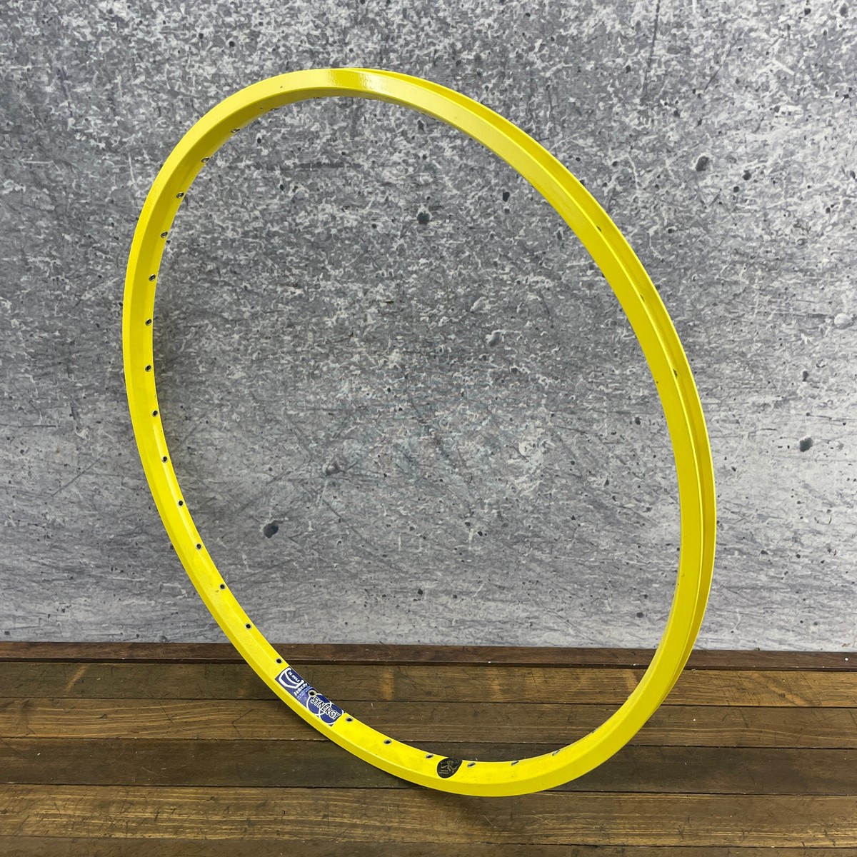 Velocity Synergy Rim 26 in Yellow NOS Australia 36 Hole Hoop
