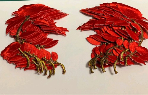 Embroid Flower Patch Iron-On Applique Rose Patches for Wedding Dress Cloth. - Picture 3 of 9