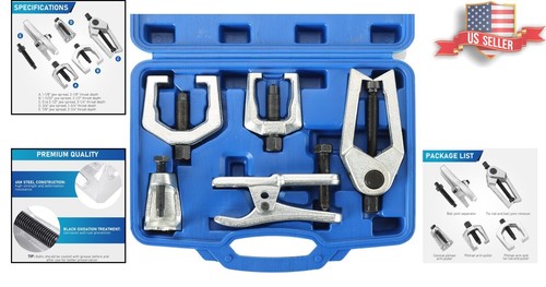 Versatile 5-Piece Ball Joint & Tie Rod End Puller Kit for Precision Repairs - Picture 2 of 8
