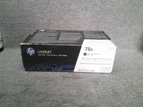 CE278D CE278A 78A New Genuine HP (2 pack) Black Print Cartridges