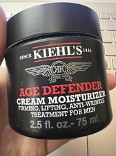 Kiehl's Age Defender Cream Moisturizer for Men 2.5oz/75ml Anti-Wrinkle Treatment