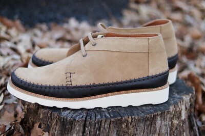 【ラフ】Padmore & Barnes / WILLOW NEW Padmore & Barnes Willow Boot US 11 Brown Suede Leather Chukka