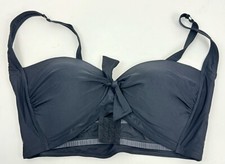 Torrid Swim Push Up Tie Front Bikini Bra Top Black Size 2 / 2X