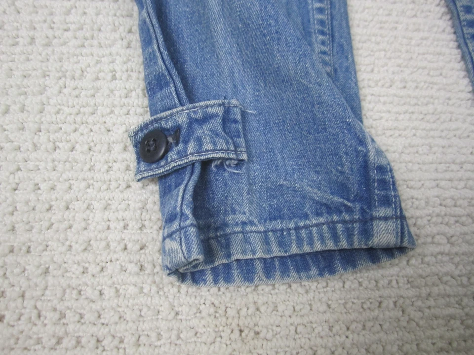 Mono de Colección Oshkosh B'Gosh Niños Talla 6 Azul Denim Jean Mecánico Granjero Traje Completo Foto 2 de 4