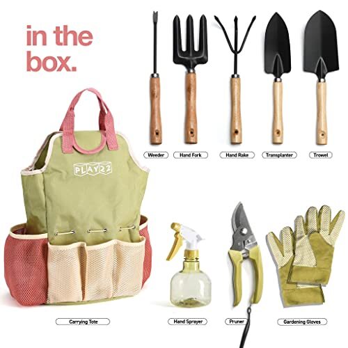 Gardening Tools Set of 10 - Complete Heavy Duty Garden Tools Set with Fashion - Picture 4 of 7