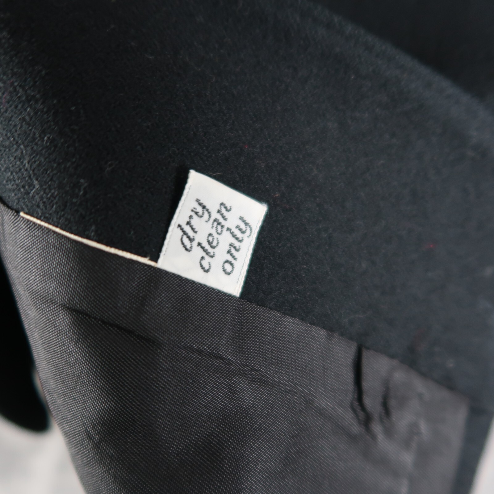 Vintage 70s Pendleton Wool Black Jacket Blazer Wo… - image 7