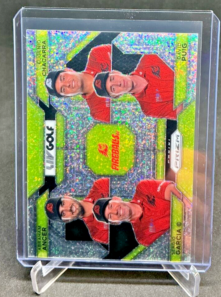 2024 Panini Prizm LIV Golf Sergio Garcia Fireballs GC Pulsar 113/299 #59 Card