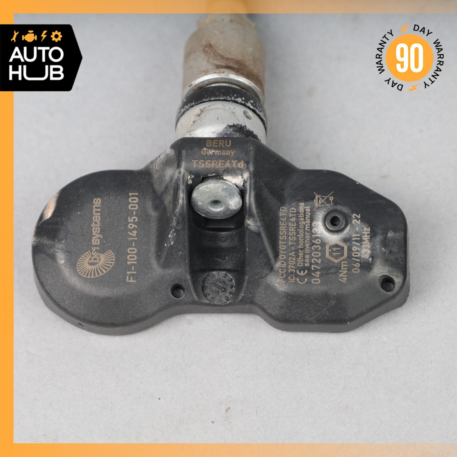 Aston Martin Rapide TPMS Tire Pressure Sensor Sensor 433.92 Mhz Set of 2 OEM