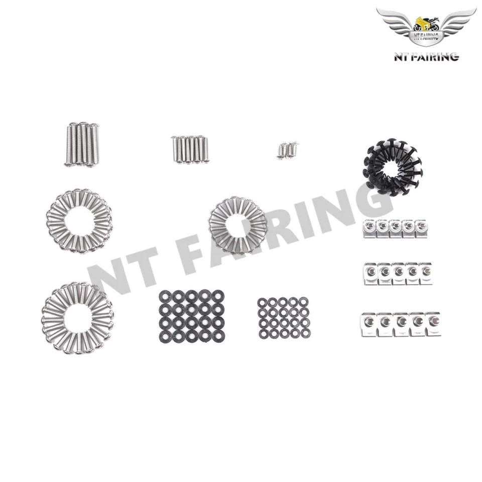 Sujetador de tornillo de perno de carenado completo apto para Honda 2001-2007 CBR600F4I a01 Foto 2 de 4