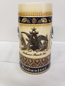 BUDWEISER-STEIN-CLYDESDALES-ANHEUSER-BUSCH-INC-CERAMARTE-BRAZIL-BEER-MUG
