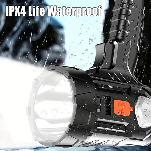 LED Handheld Spotlight Rechargeable Hunting Camping Flashlight Spot Light Torch - Picture 8 of 14
