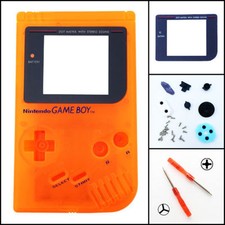 Nintendo Game Boy Original DMG-01 Housing Shell GLASS Screen Lens Orange