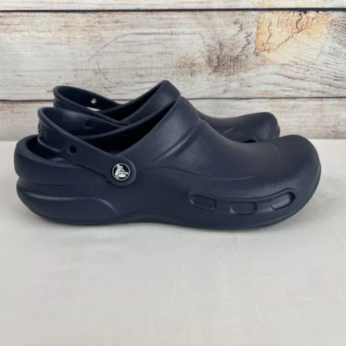 Crocs Bistro Slip Resistant Work Clog Blue Unisex W10/M8