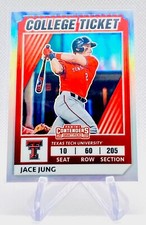 2022 Elite Extra Edition Jace Jung College Tickets Optic Holo Prizm #CTO-5