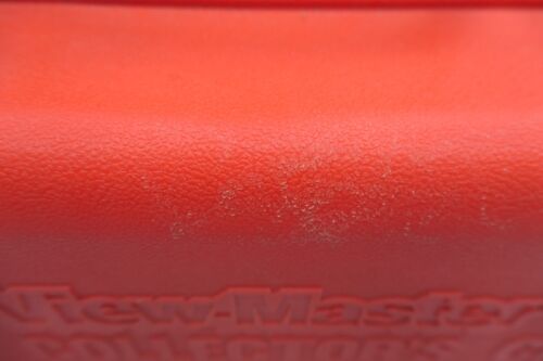 View-Master Collectors Case Carry Handle Red 1980's Vintage Plastic Collectable - Picture 4 of 24