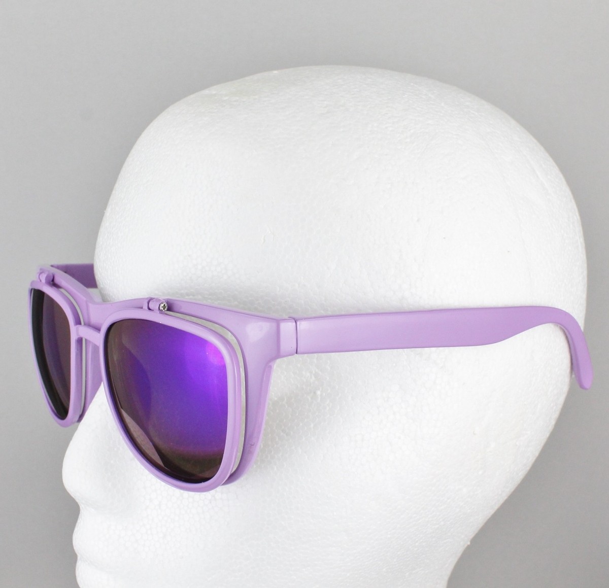 Vintage VECTRA Sunglasses clear purple Dunhill 6098 94 Vintage Aviator Sunglasses With Purple Flash  main image 2