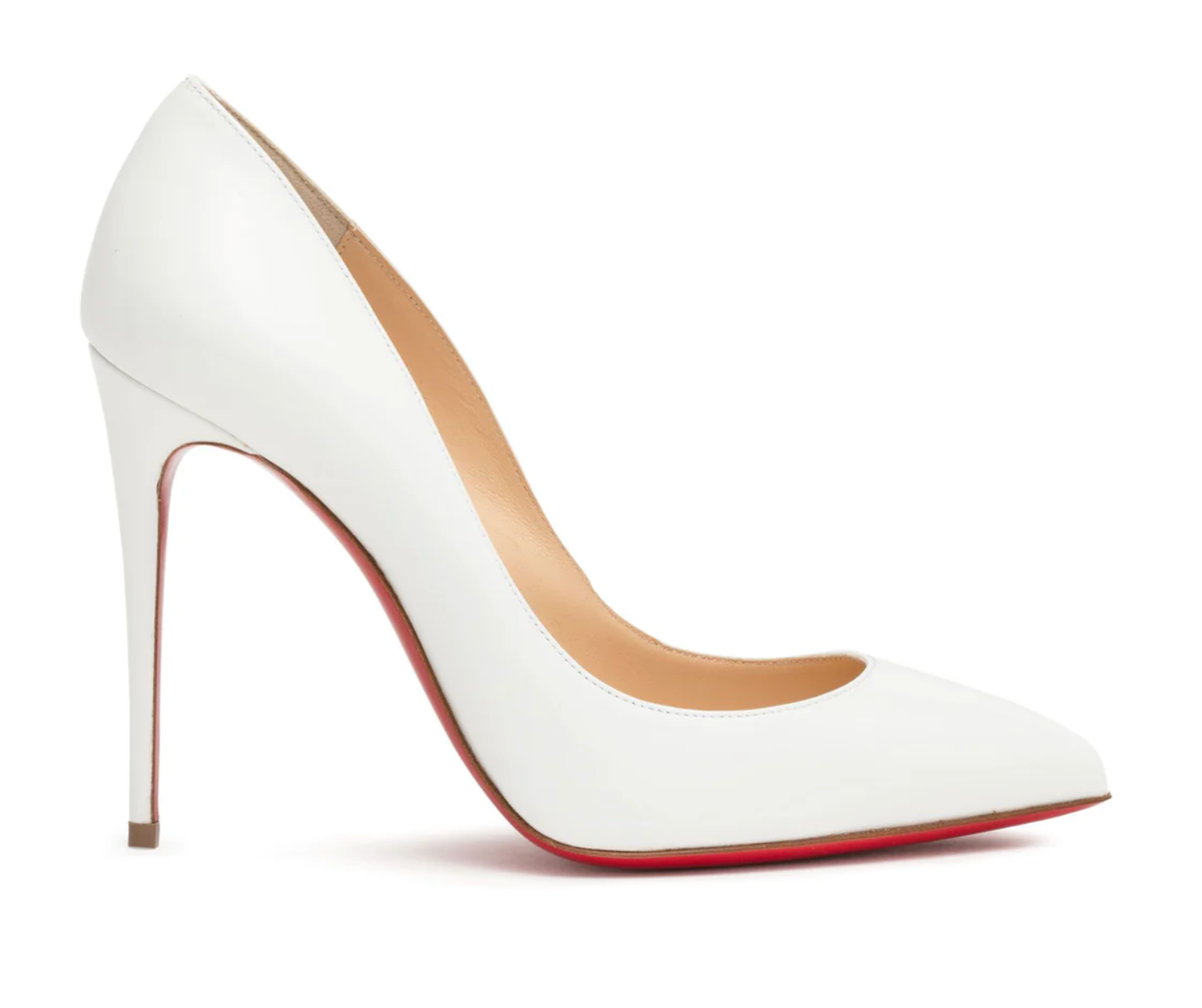 ルブタン　パンプス　36.5 ホワイト　Christian Louboutin Miss Z - 80 mm パンプス - ナッパレザー - ホワイト - ウィメンズ