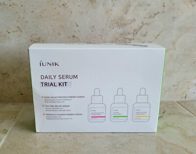 IUNIK Daily Serum Trial Kit, 3 x 0.5 fl oz Piece Set, US Seller 