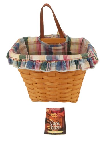 Longaberger Wandtasche Leder Hängegurt Ständer Briefkorb mit Einlagen sehr guter Zustand - Bild 1 von 10