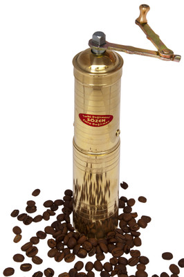 SOZEN Turkish Handmade Brass Coffee Grinder Mill  Straight 22cm 9in DHL EXPRESS