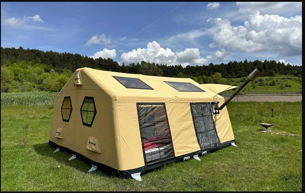 Inflatable camping tent extra large ELARIO XL eBay