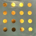 Gold Polka Dot on Duck Egg Vinyl Tablecloth  | 150 cm Round | Wipe Clean | Pvc