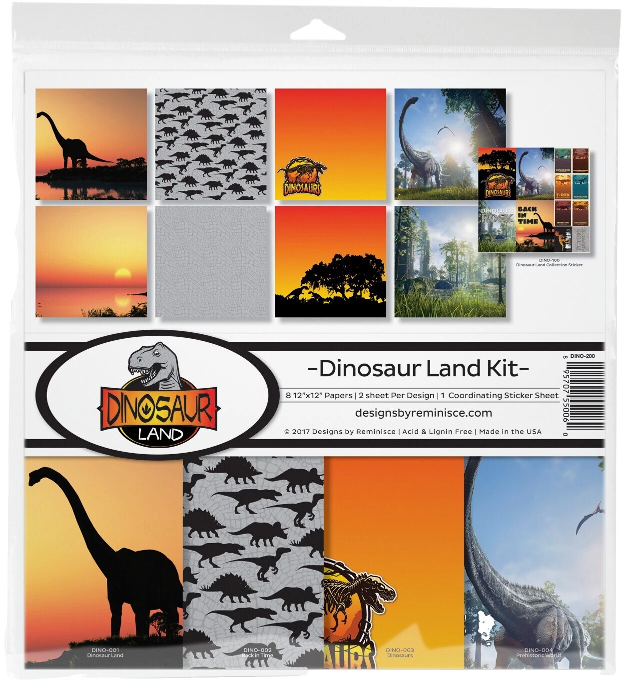 Dinosaurios Scrapbooking & Kits de tarjetas
