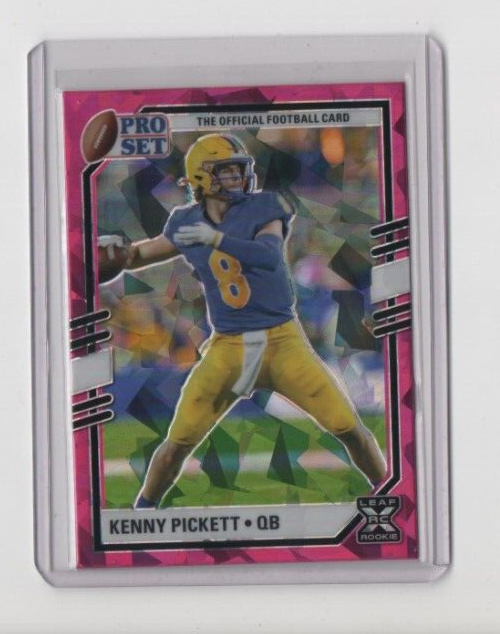 Kenny Pickett 2022 Pro Set XRC Pink Cracked Ice PSBKP1 Rookie Card RC