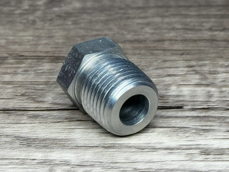 PARKER 1/2X1/4PTR-S, PIPE THREAD REDUCER, STEEL, 1/2" NMPT X 1/4" NFPT - Image 3 of 3