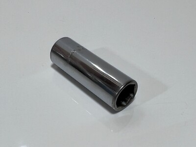 CAT Tools USA 1U7918 12mm Metric Deep Chrome Socket - 1/4'' Drive - 6 Point