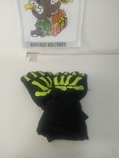 Gloves Winter Boys Athletech Black Neon Skeleton Hand Print Fits xs/s. ZB