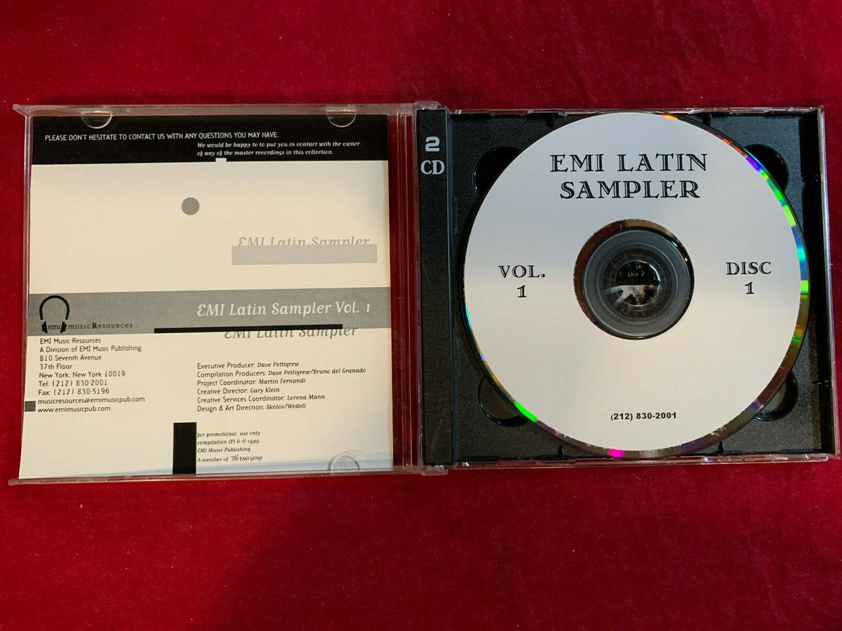 EMI LATIN SAMPLER VOL. 1 1992 US 35 TRK EMI MUSIC PUBLISHING
