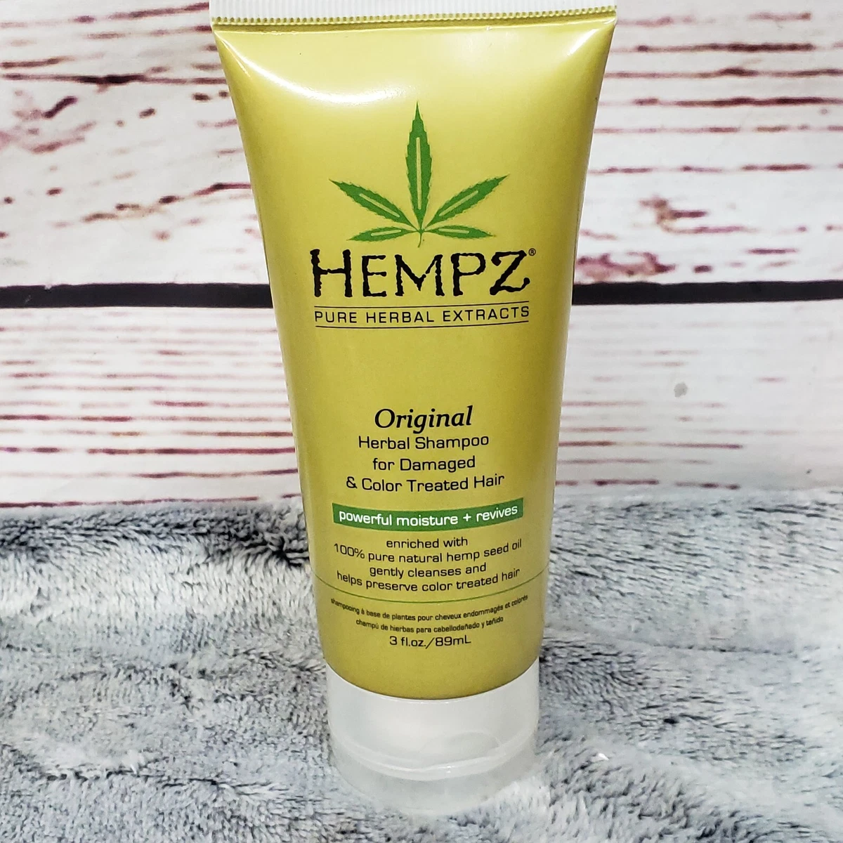 Hempz Original Herbal Shampoo for Damaged Color Treated Hair 3 fl.oz