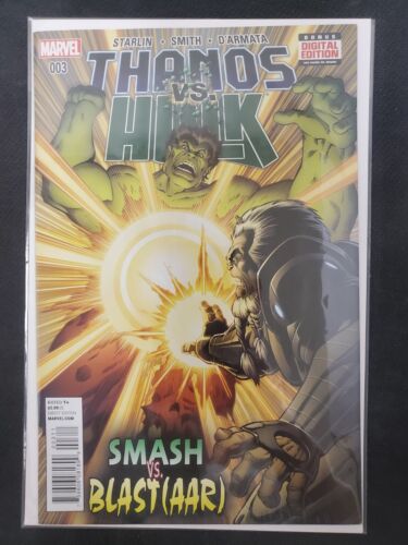 Cómics de Marvel de Thanos vs Hulk #3 (2015) primera impresión en muy buen estado/nuevo - Imagen 1 de 1