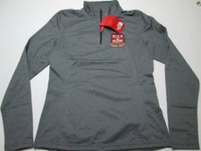 NWT The North Face Womens Size S Pullover Gray 1/2 Zip Front Fleece Slim Fit