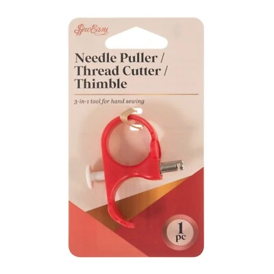 Sew Easy 3-in-1 Thimble-Cutter-Puller Tool