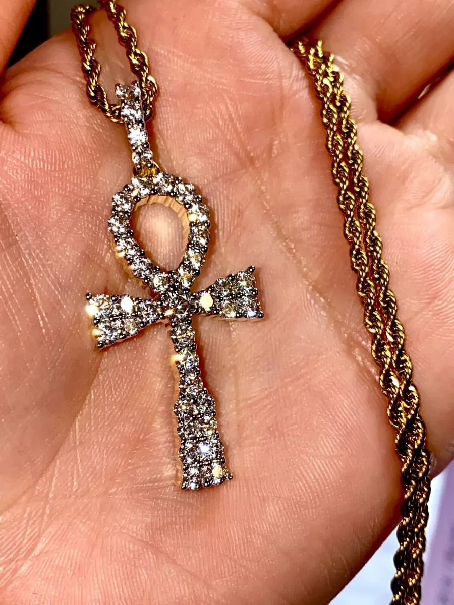 14k gold ankh sale pendant