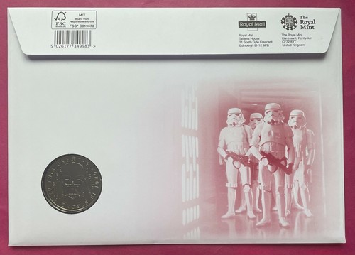 Medalla de personajes de Star Wars 2015 FDC/PNC - Imagen 2 de 2