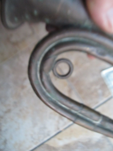 Battlefield Pick Up Souvenir WWI Brass Bugle, Dated 1918, Made by York, Michigan - Bild 7 von 12