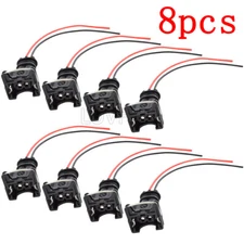 8 x Fuel Injector Connector Wiring Plugs Clips Fit EV1 OBD1 Pigtail Cut & Splice