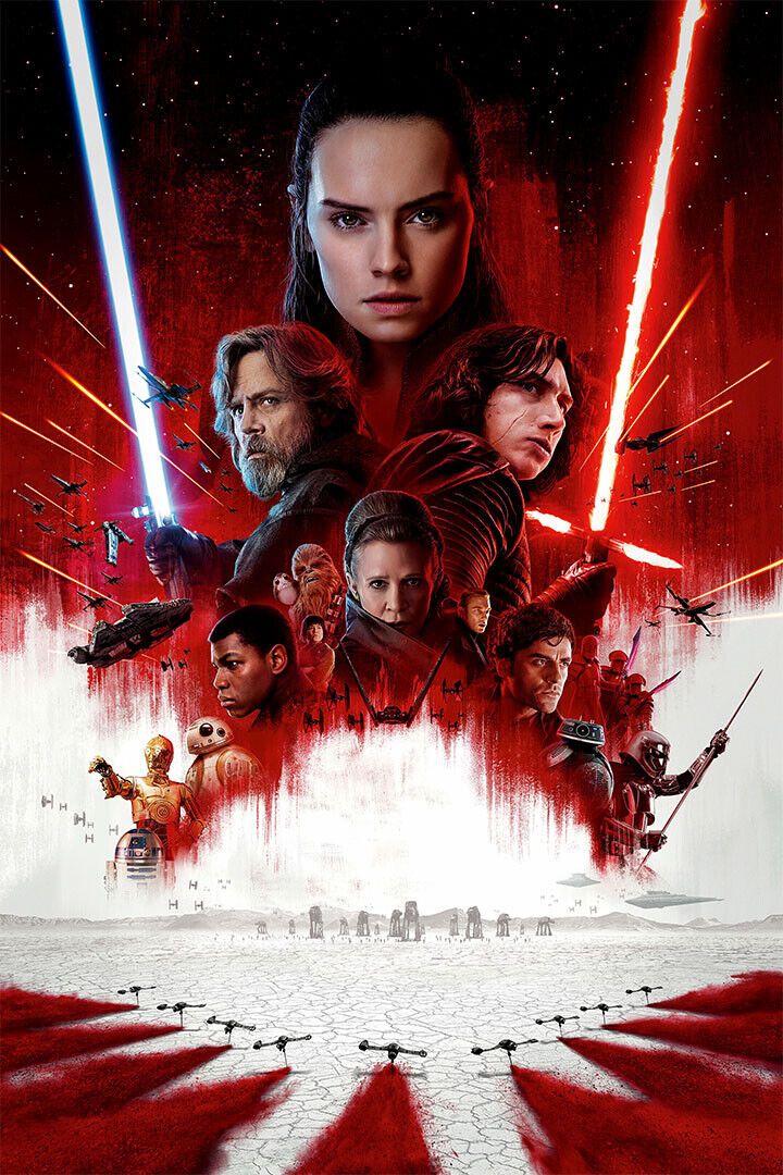 Star Wars The Last Jedi Movie Painting Wall Art Home Decor - POSTER 20x30