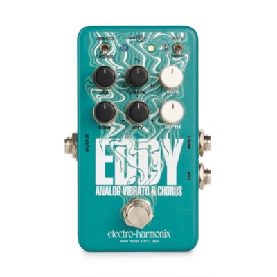 EHX Electro Harmonix Eddy Vibrato/Chor Effektpedal für Gitarre