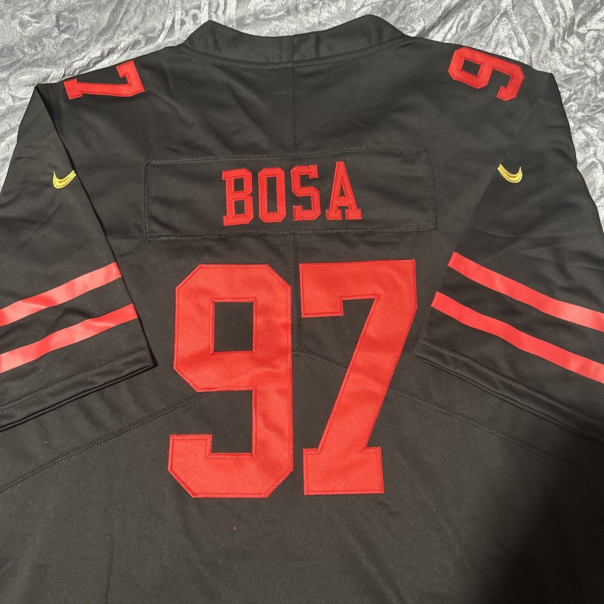 Nick Bosa Jersey San Fransisco 49ers Black #97 Large