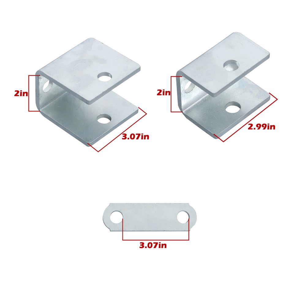 Axle Less Trailer Suspension JY PERFORMANCE Trailer Single Axle Suspension Hanger Kit For Double Eye Springs 2,000-7,000 Lb Axles In Kenya Trailer Spring Hanger - Foto 10