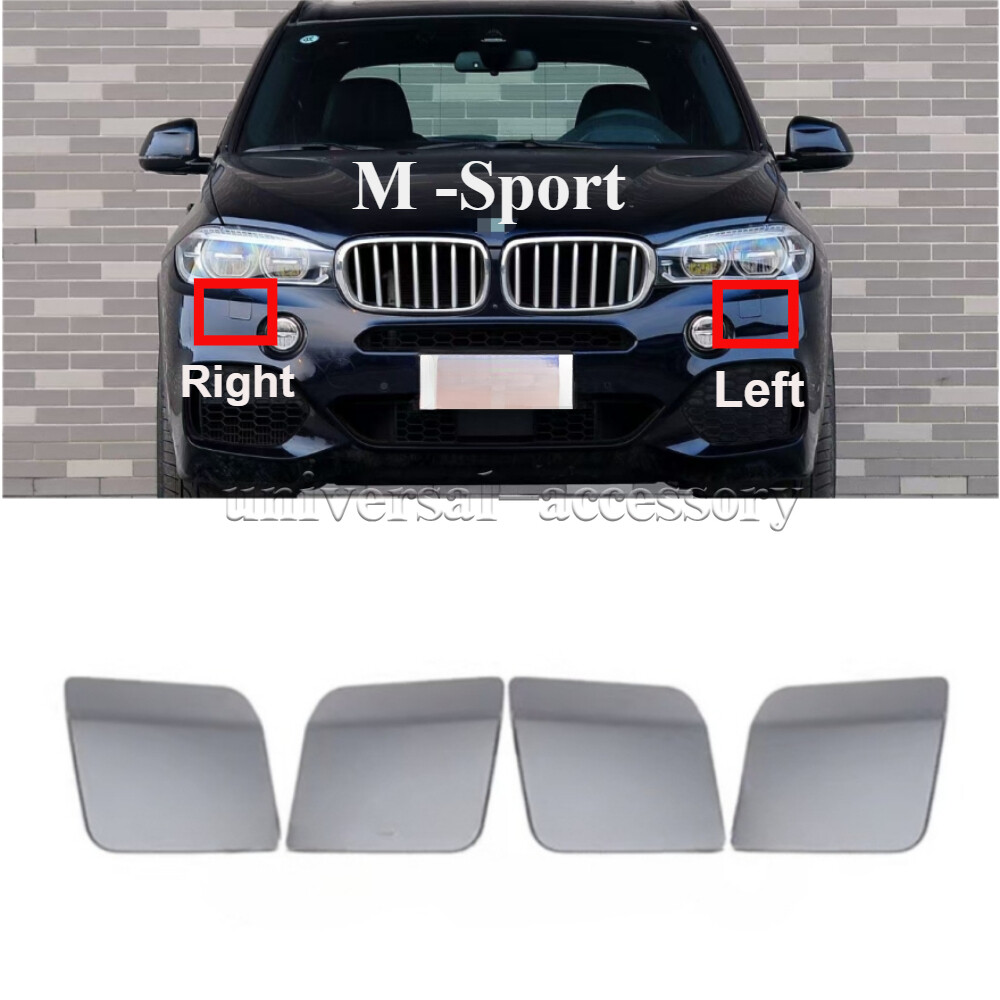 Front Headlight Washer Spray Nozzle Cover Cap For BMW X5 M Sport