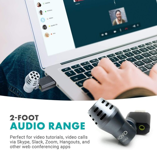 Movo DOM2-USB Mini Omnidirectional USB Computer Microphone for PC and Mac - 第 3/7 張圖片