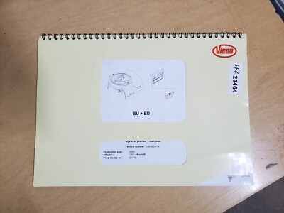 ONE -  Vicon SU + ED Spreader Controller Parts Catalog Manual