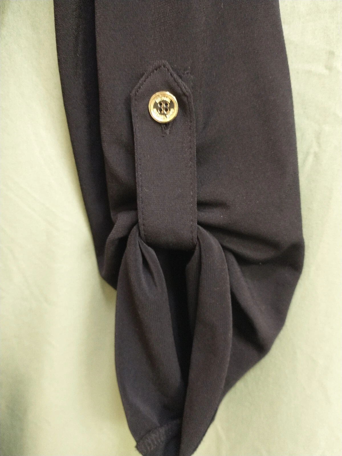 Abito donna Michael Kors con lacci a catena nero taglia P S B 