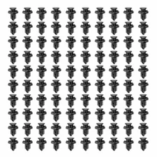 100X 10mm Bumper Clips Auto Car Hole Plastic Rivets Fastener Fender Push Pin NEW