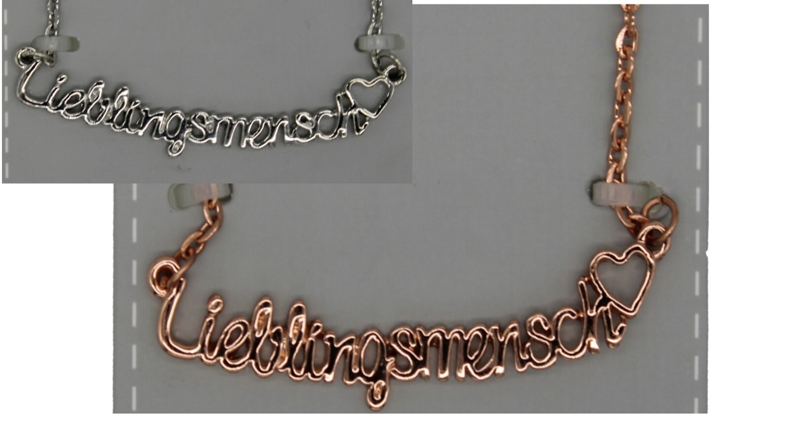 ✅Halskette Freundschaftskette Schriftzug Lieblingsmensch Kette Modeschmuck NEU ✅